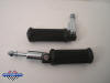folding rear footrest assembly